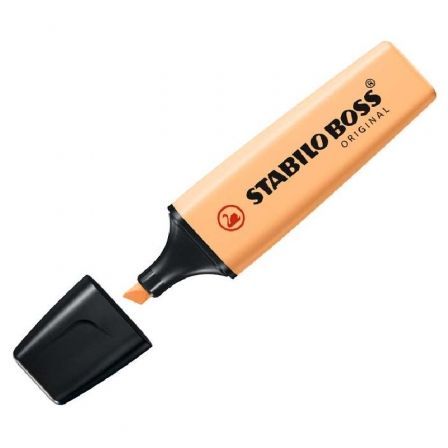 Stabilo Marcador Fluorescente Boss Original Naranja Pálido Pastel